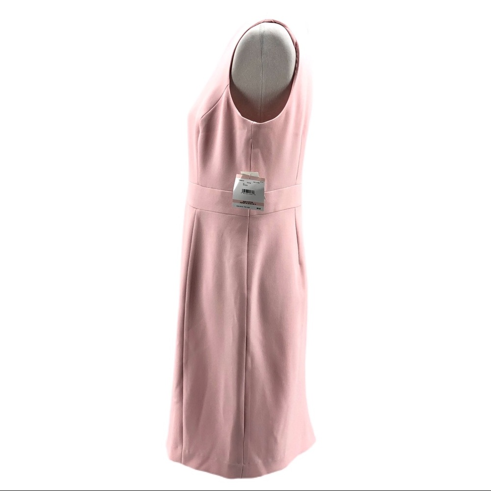 Kasper Pink Scoop Neck Midi Sheath Style Dress - Picture 4 of 8